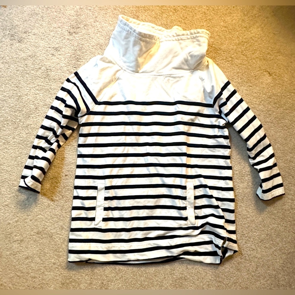 Talbots Striped Sweatshirt Top